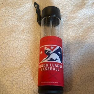 NWOT minor-league baseball, water bottle